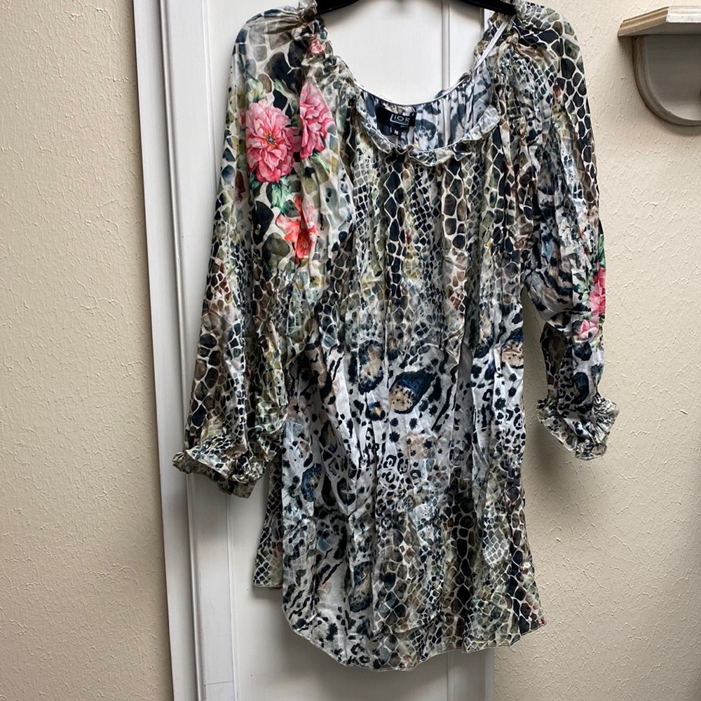 Leopard print blouse